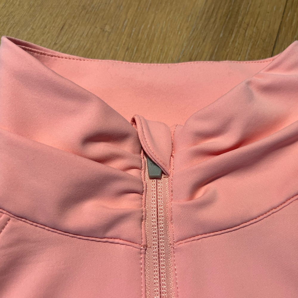Peter Millar Womens Full Zip Peach Jacket With Pi… - image 3